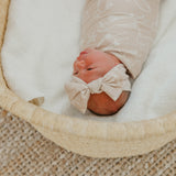 Knit Headband Bow - Sandy