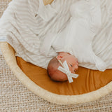 Ribbon Baby Bow - Coastal