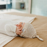 Top Knot Hat - Sandy