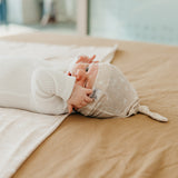 Top Knot Hat - Sandy