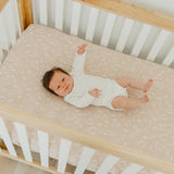 Premium Knit Fitted Crib Sheet - Sandy