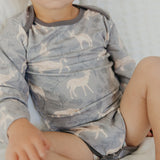 Long Sleeve Bodysuit - Timber