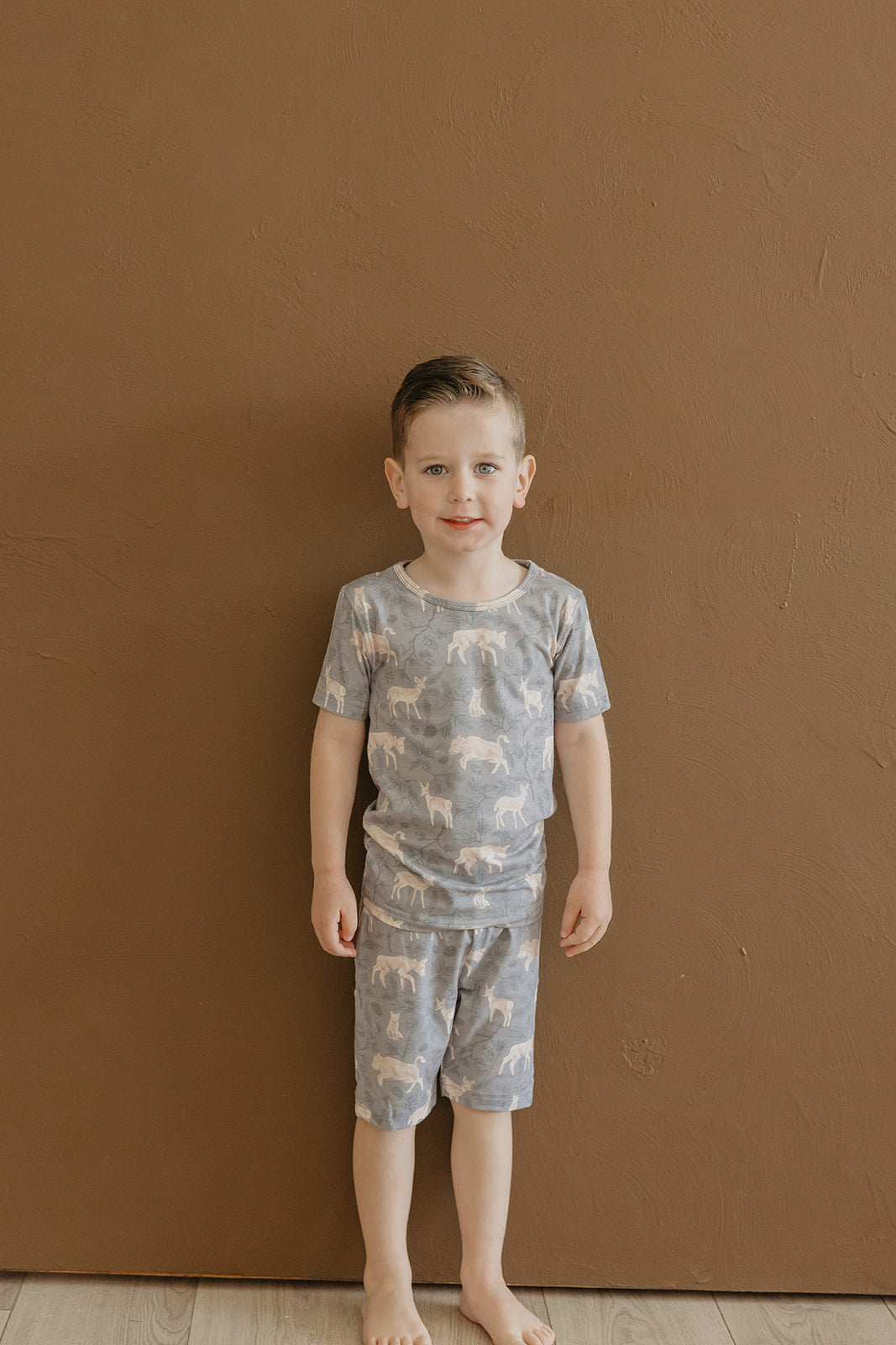 2pc Short Sleeve Pajama Set - Timber