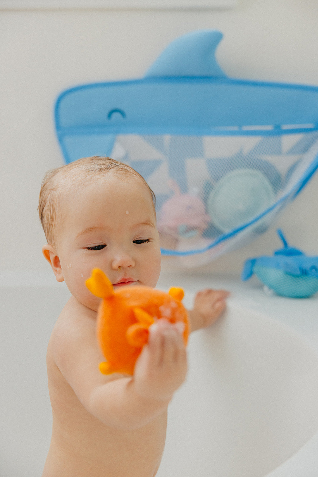 Bath Toy Organizer- Finn