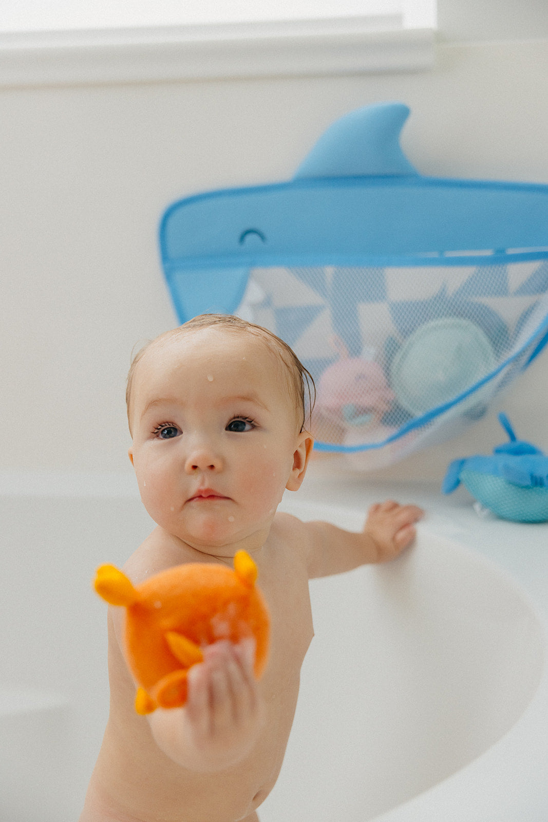 Bath Toy Organizer- Finn