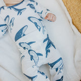 Footed Baby Pants - Cove