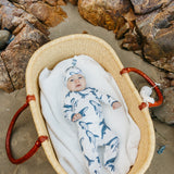 Footed Baby Pants - Cove