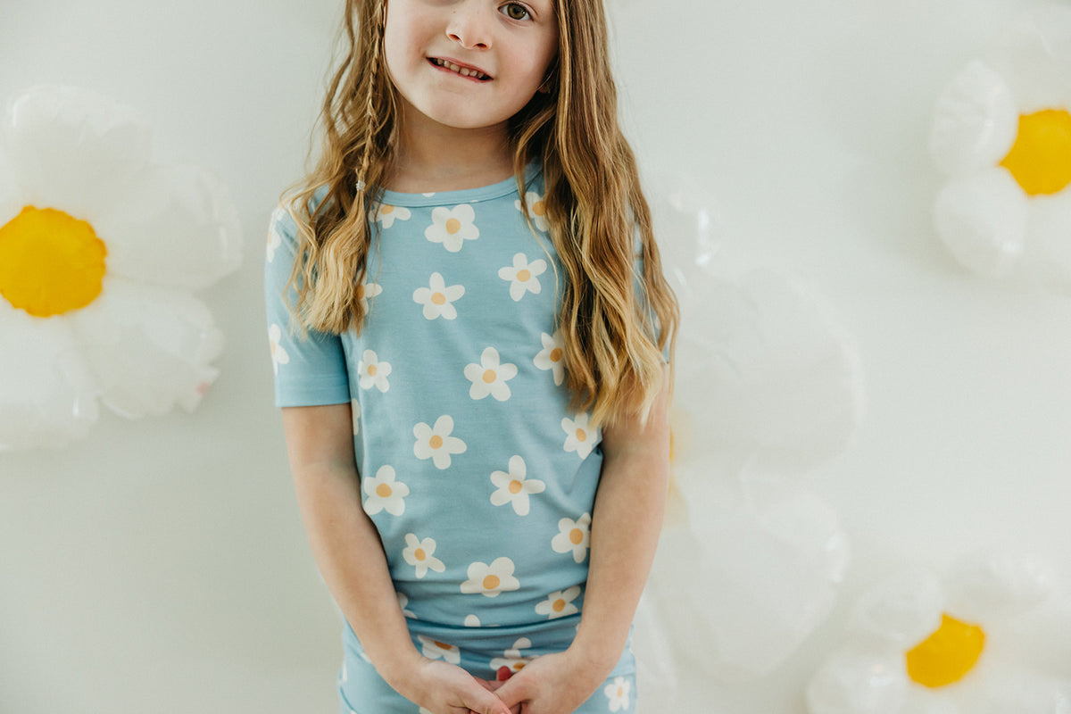 2pc Short Sleeve Pajama Set - Della