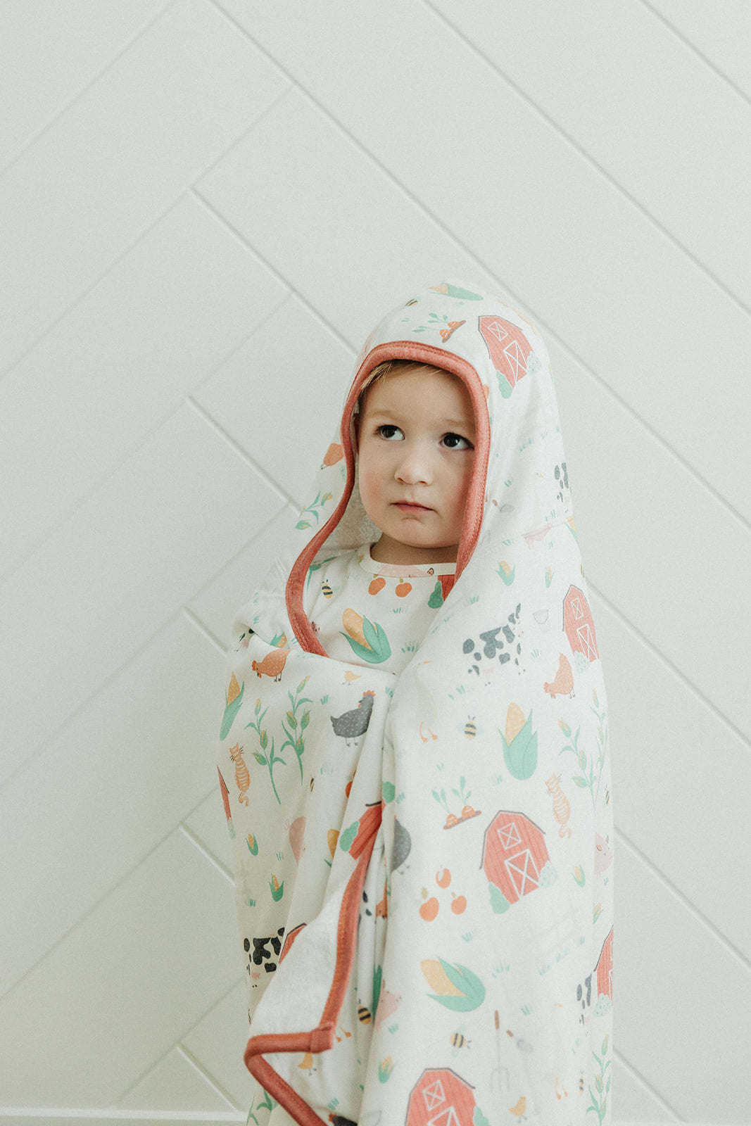 Premium Big Kid Hooded Towel - Farmstead