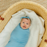 Ribbon Baby Bow - Robin