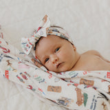 Knit Headband Bow - A Christmas Story