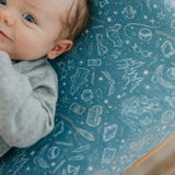 Premium Knit Diaper Changing Pad Cover - Hogwarts