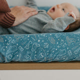 Premium Knit Diaper Changing Pad Cover - Hogwarts