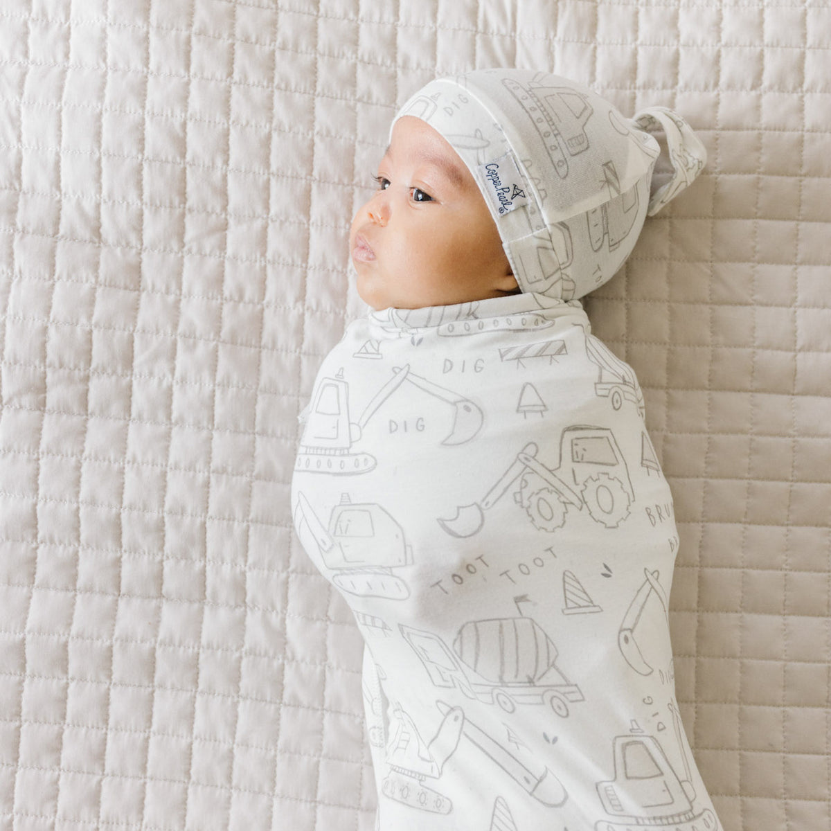 Knit Swaddle Blanket - Gage