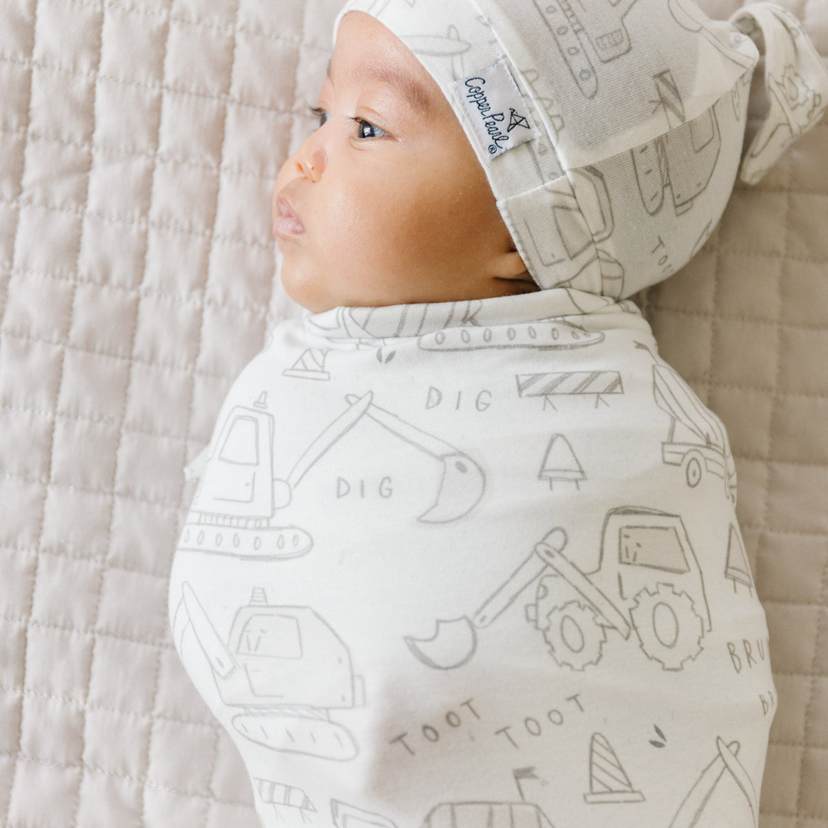 Knit Swaddle Blanket - Gage