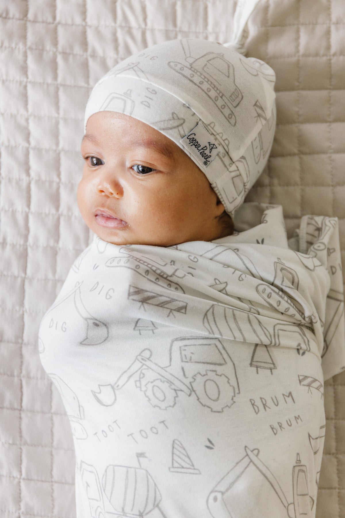 Knit Swaddle Blanket - Gage