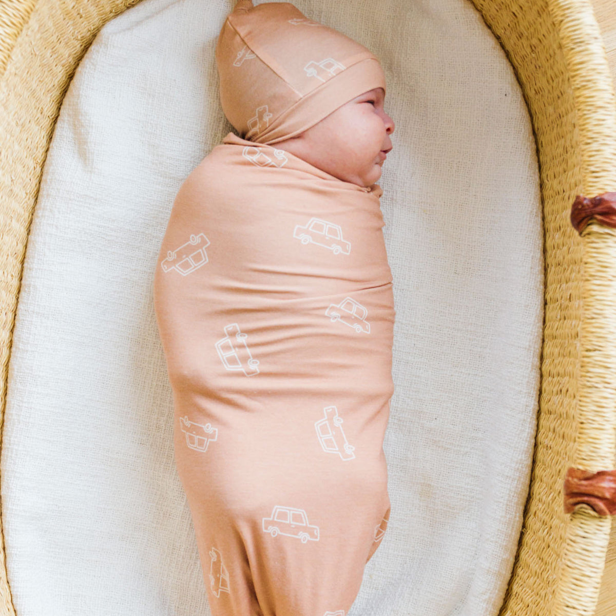 Knit Swaddle Blanket - Cooper