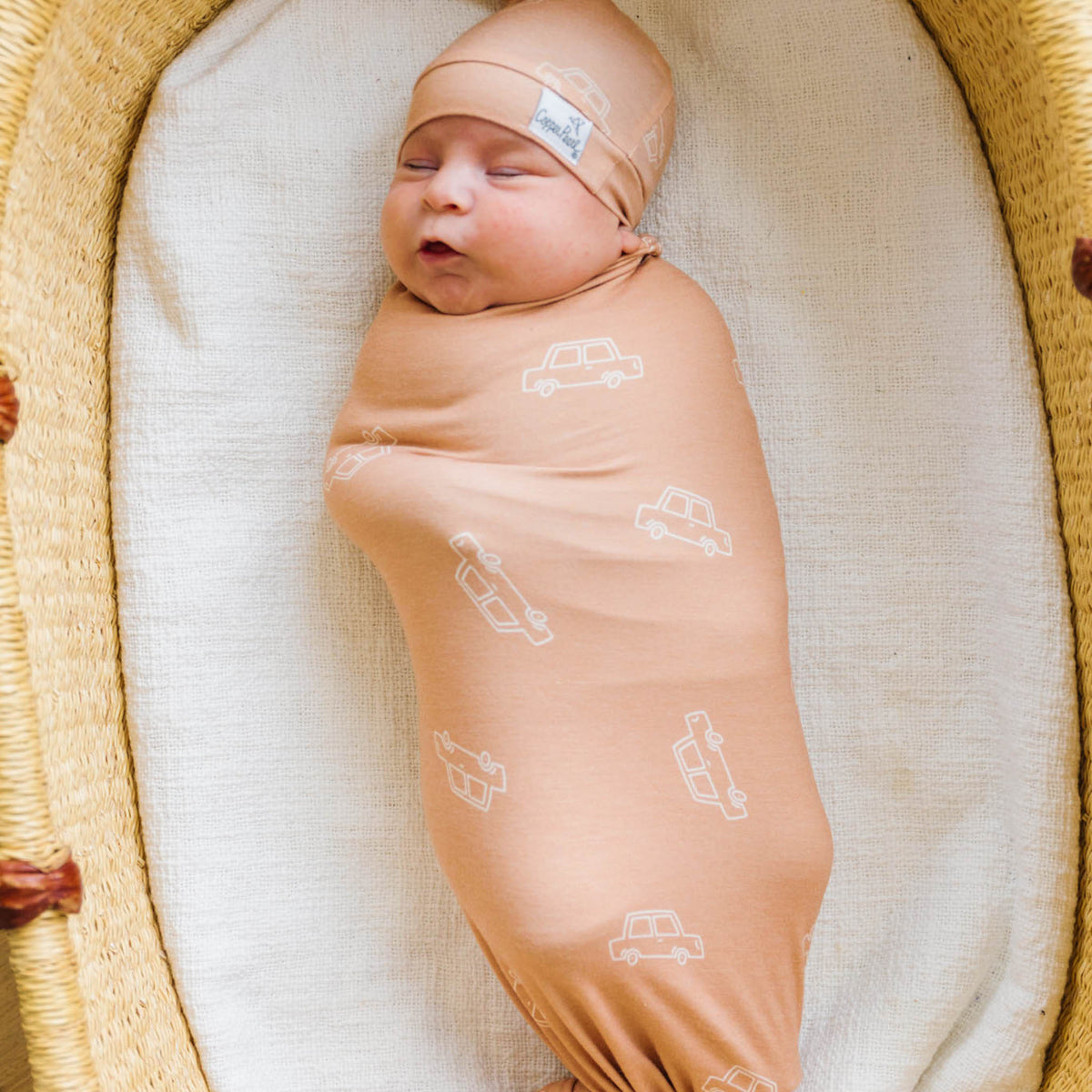 Knit Swaddle Blanket - Cooper