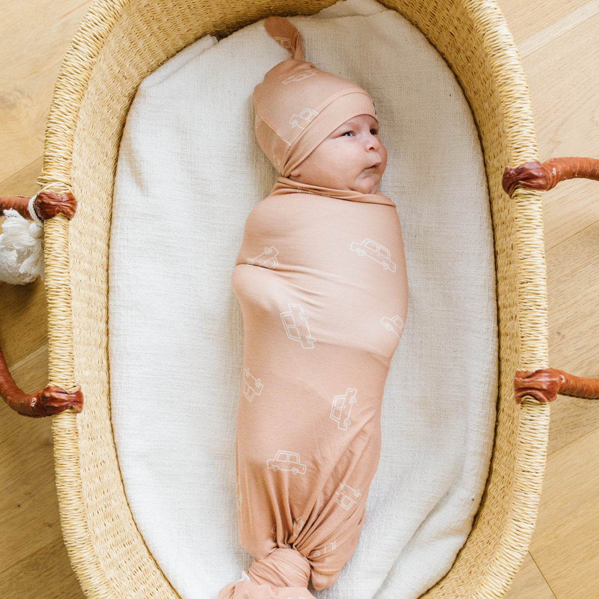 Knit Swaddle Blanket - Cooper