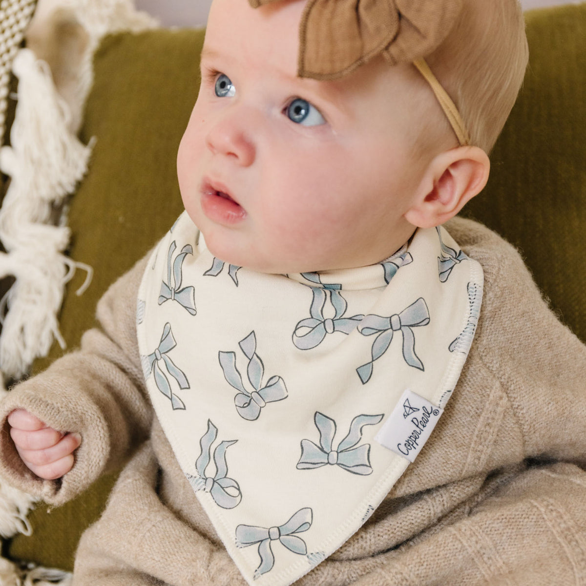 Baby Bandana Bibs - Gemma In Tan