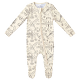 Zip-up Footie - Pilot