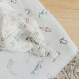 Premium Knit Diaper Changing Pad Cover - Arctic Wonder