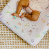 Premium Knit Diaper Changing Pad Cover - Enchanted Friends