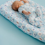 Premium Knit Diaper Changing Pad Cover - Monsters, Inc. Medley