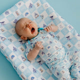 Premium Knit Diaper Changing Pad Cover - Monsters, Inc. Medley