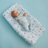 Premium Knit Diaper Changing Pad Cover - Monsters, Inc. Medley