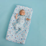 Premium Knit Diaper Changing Pad Cover - Monsters, Inc. Medley