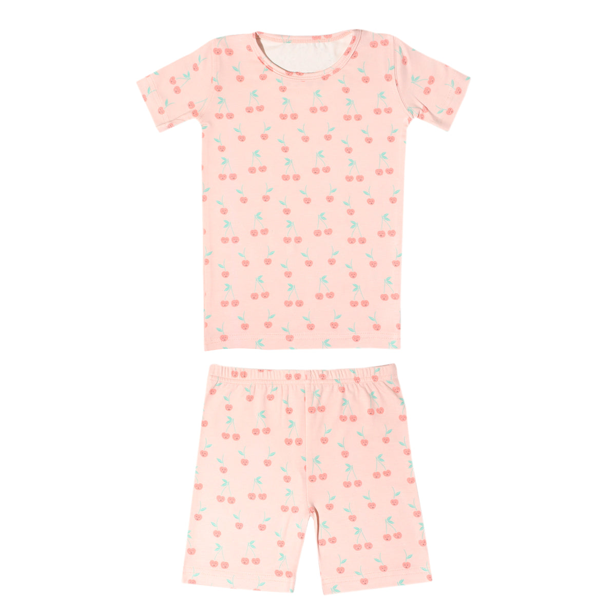 2pc Short Sleeve Pajama Set - Cheery – Copper Pearl