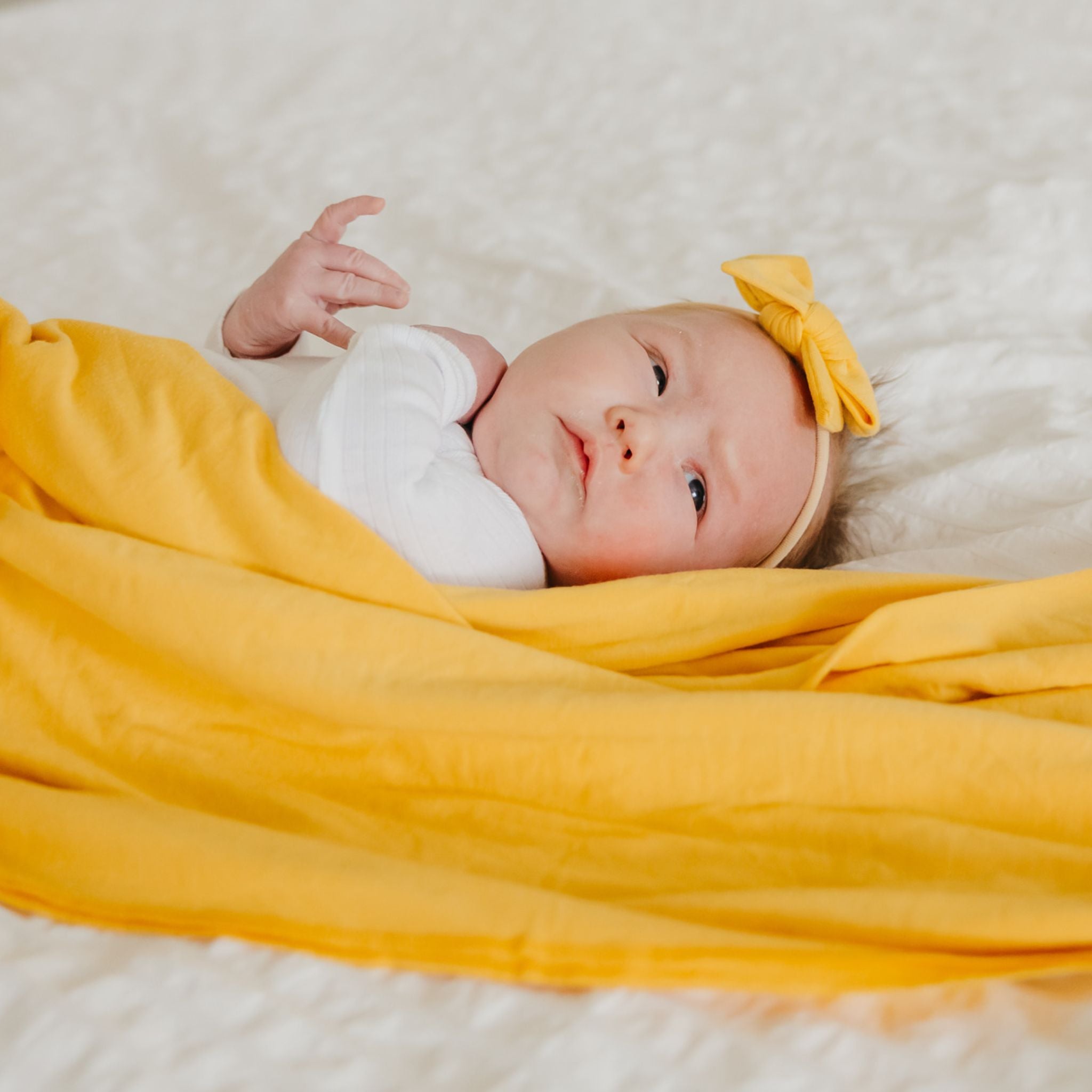 Classic Nylon Bow - Banana