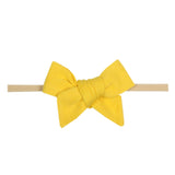 Classic Nylon Bow - Banana