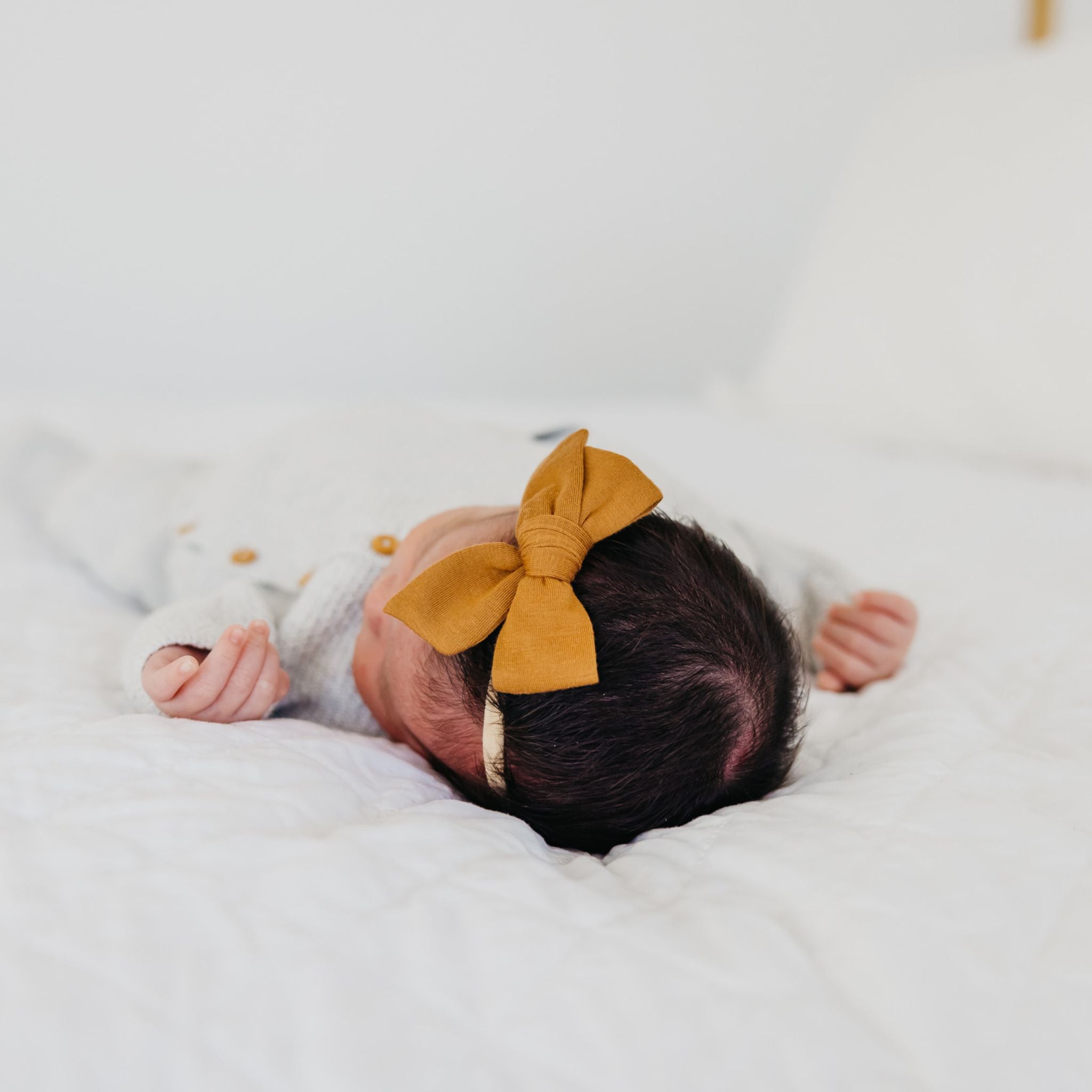 Classic Nylon Bow - Camel