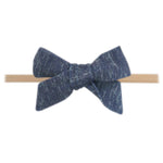 Classic Nylon Bow - Denim