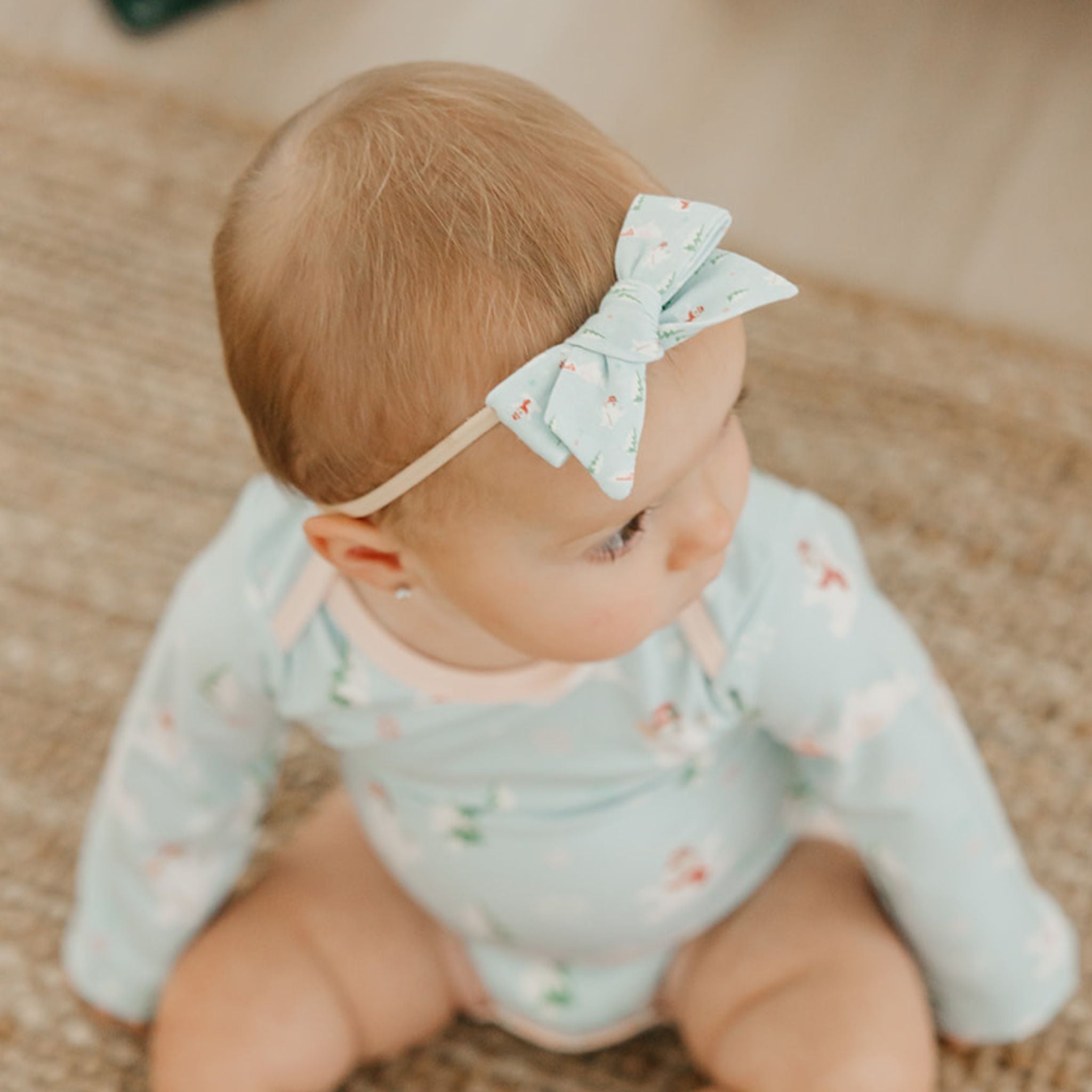 Classic Nylon Bow - Frosty the Snowman