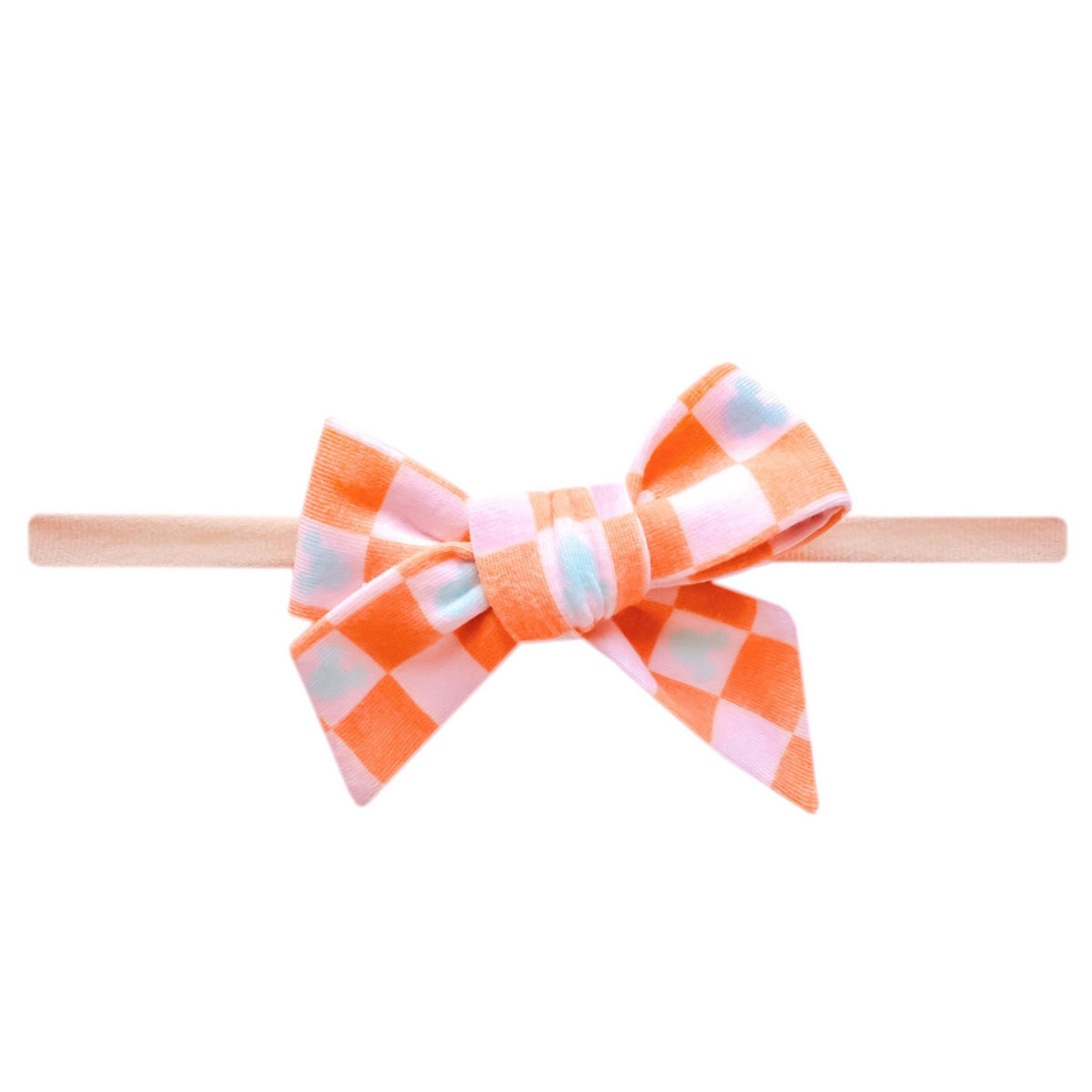 Classic Nylon Bow - Mickey Mouse Check