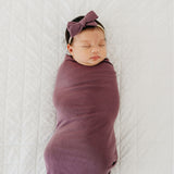 Classic Nylon Bow - Plum