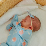 Classic Nylon Bow - Clementine