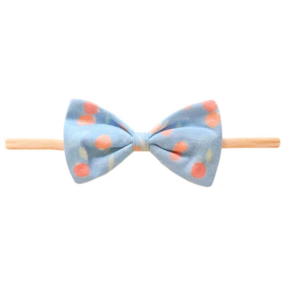 Bowtie Nylon Bow - Clementine