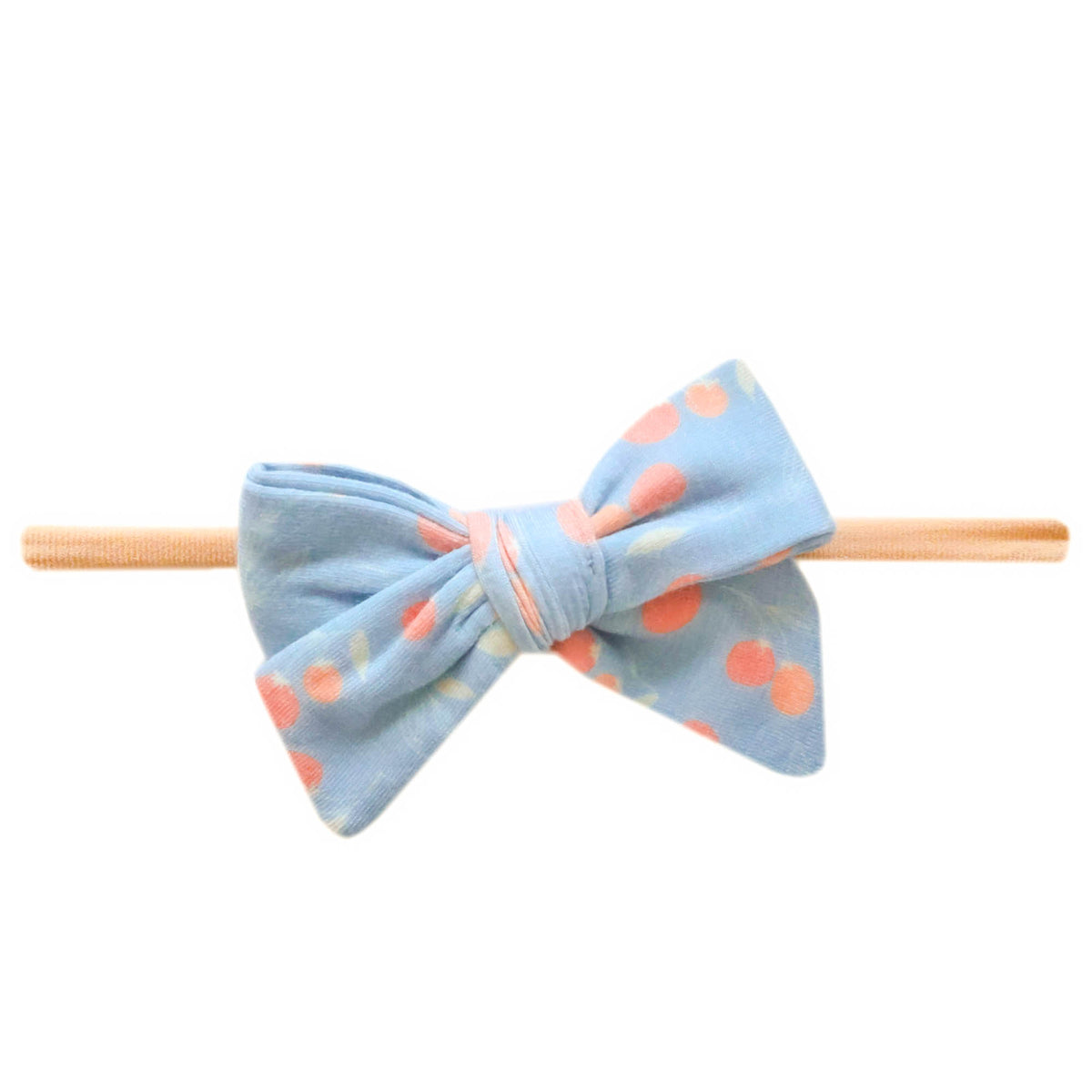 Classic Nylon Bow - Clementine