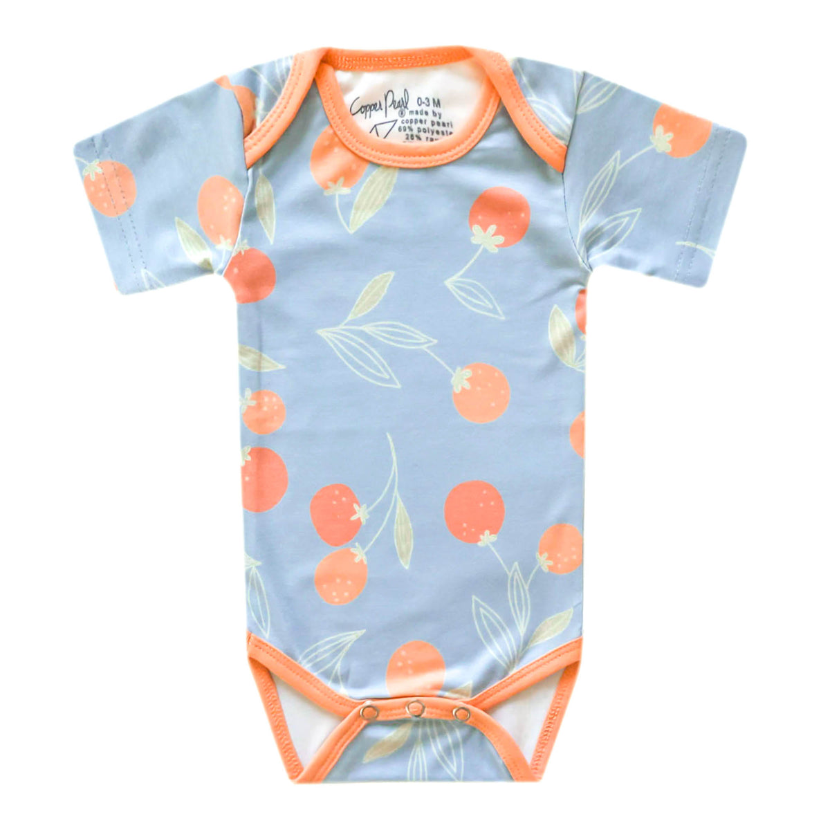 Short Sleeve Bodysuit - Clementine