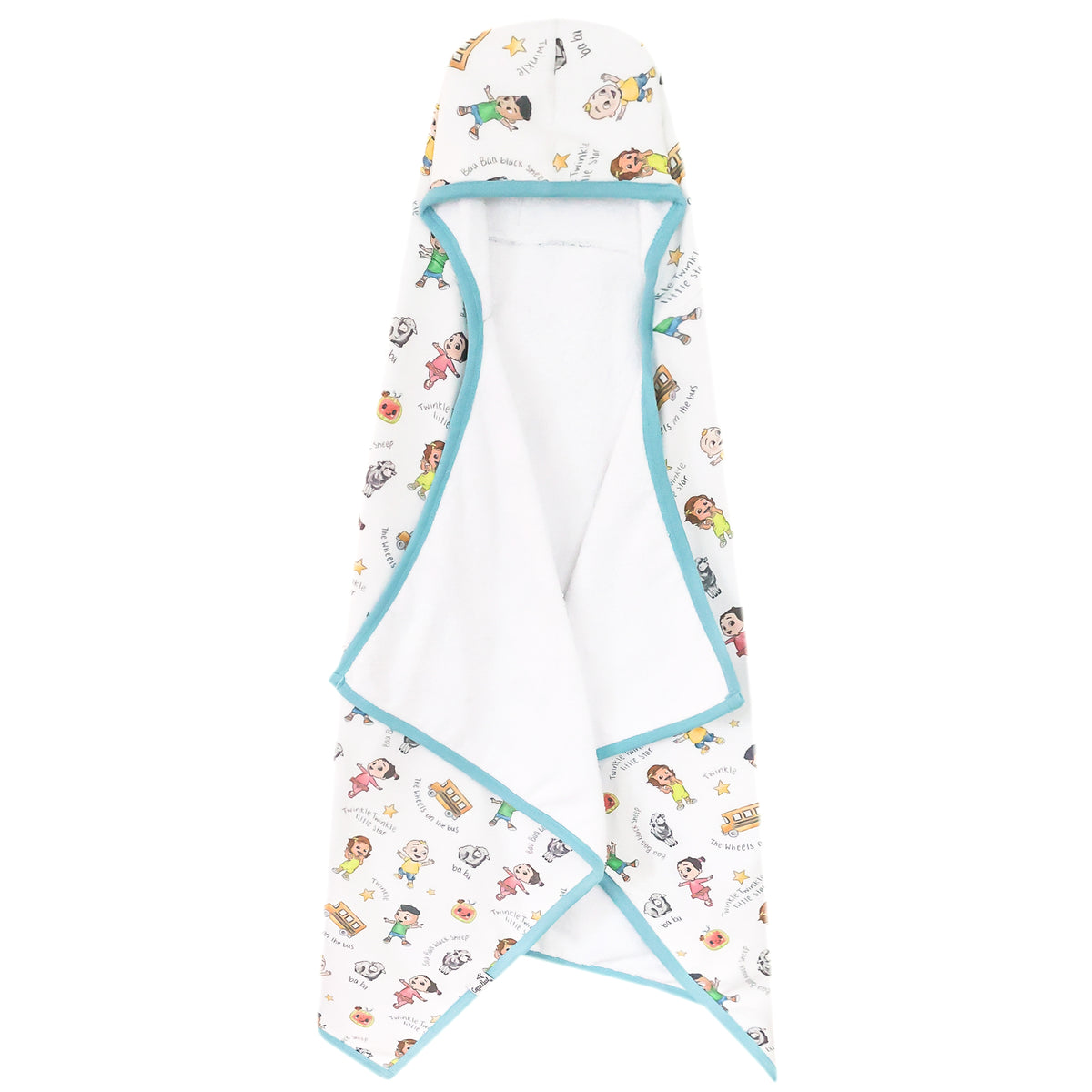 Premium Big Kid Hooded Towel - CoComelon Friends