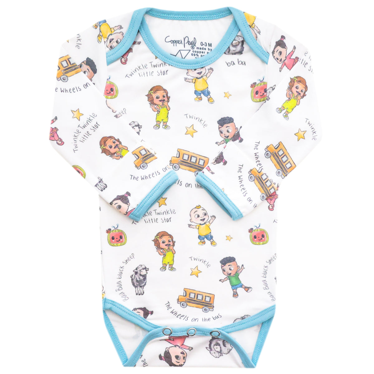 Long Sleeve Bodysuit - CoComelon Friends