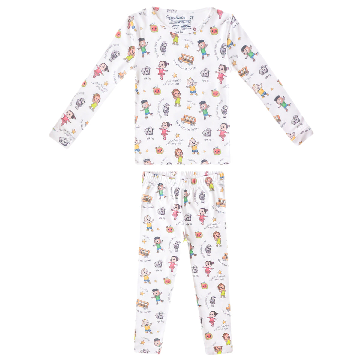 2pc Long Sleeve Pajama Set - CoComelon Friends