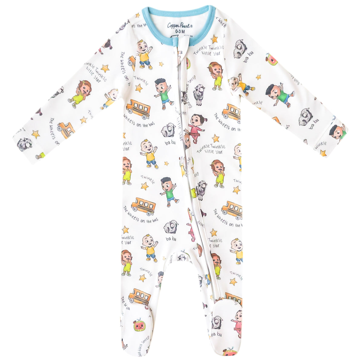 Zip-Up Footie Pajama - CoComelon Friends