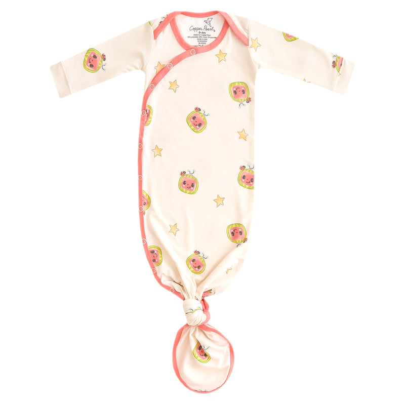 Newborn Knotted Gown - CoComelon