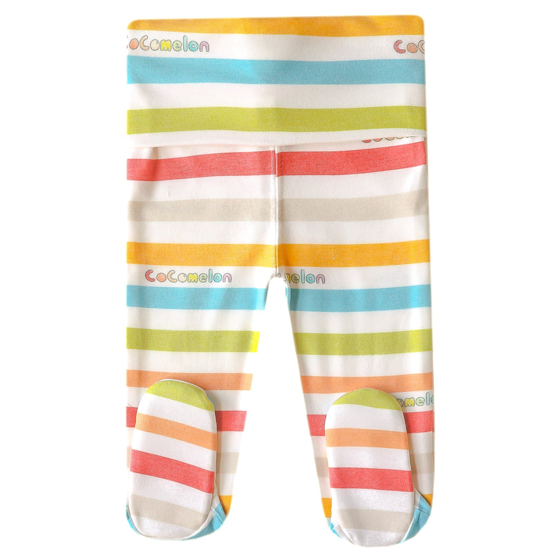 Footed Baby Pants- CoComelon Stripe