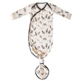 Newborn Knotted Gown - Cody